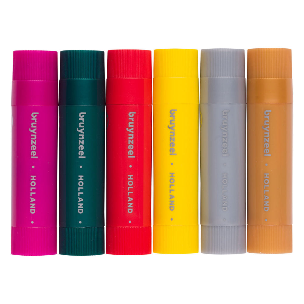 Bruynzeel plakkaatverf sticks set metallic | 6 kleuren