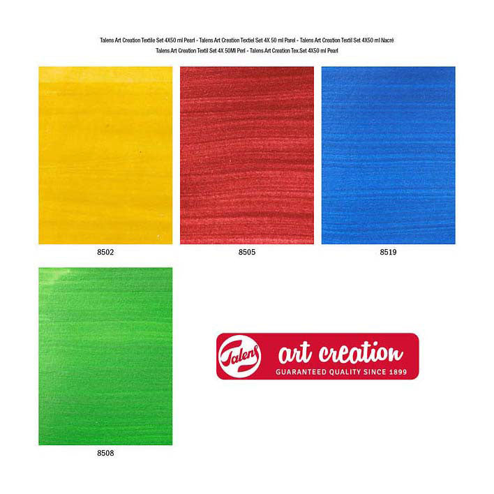 Talens art creation textielverf parel 4x50ml