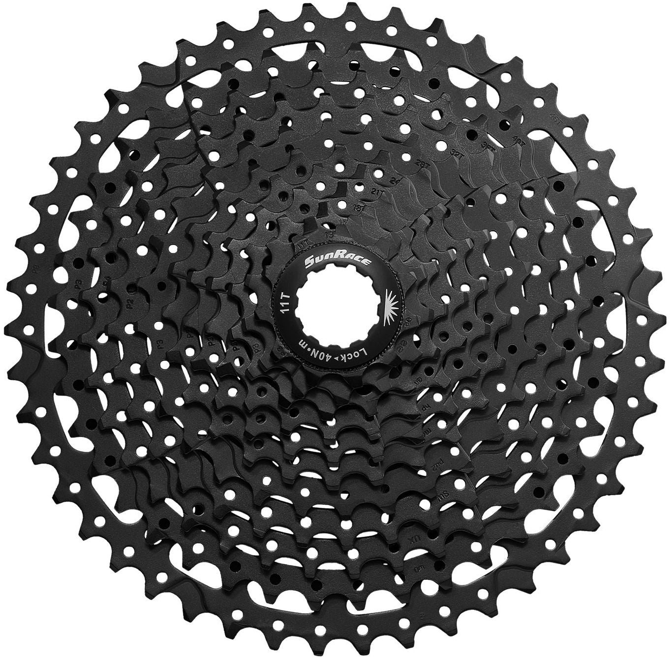 Cassette Sunrace CSMS8 11 vitesses - 11-46T - noire