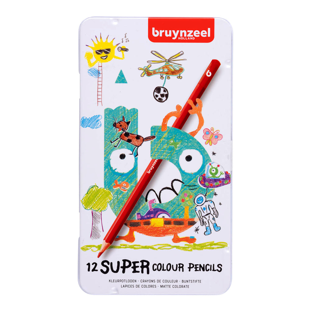 Bruynzeel super kleurpotloden, 12st.