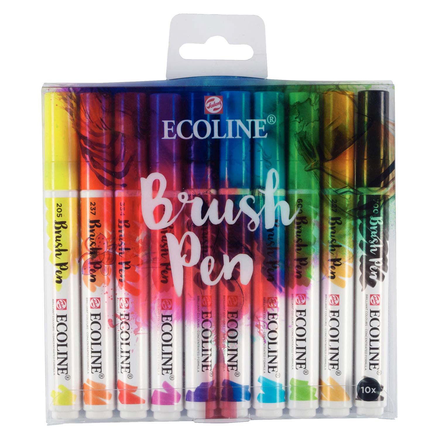 Talens Ecoline Brushpen, 10st.