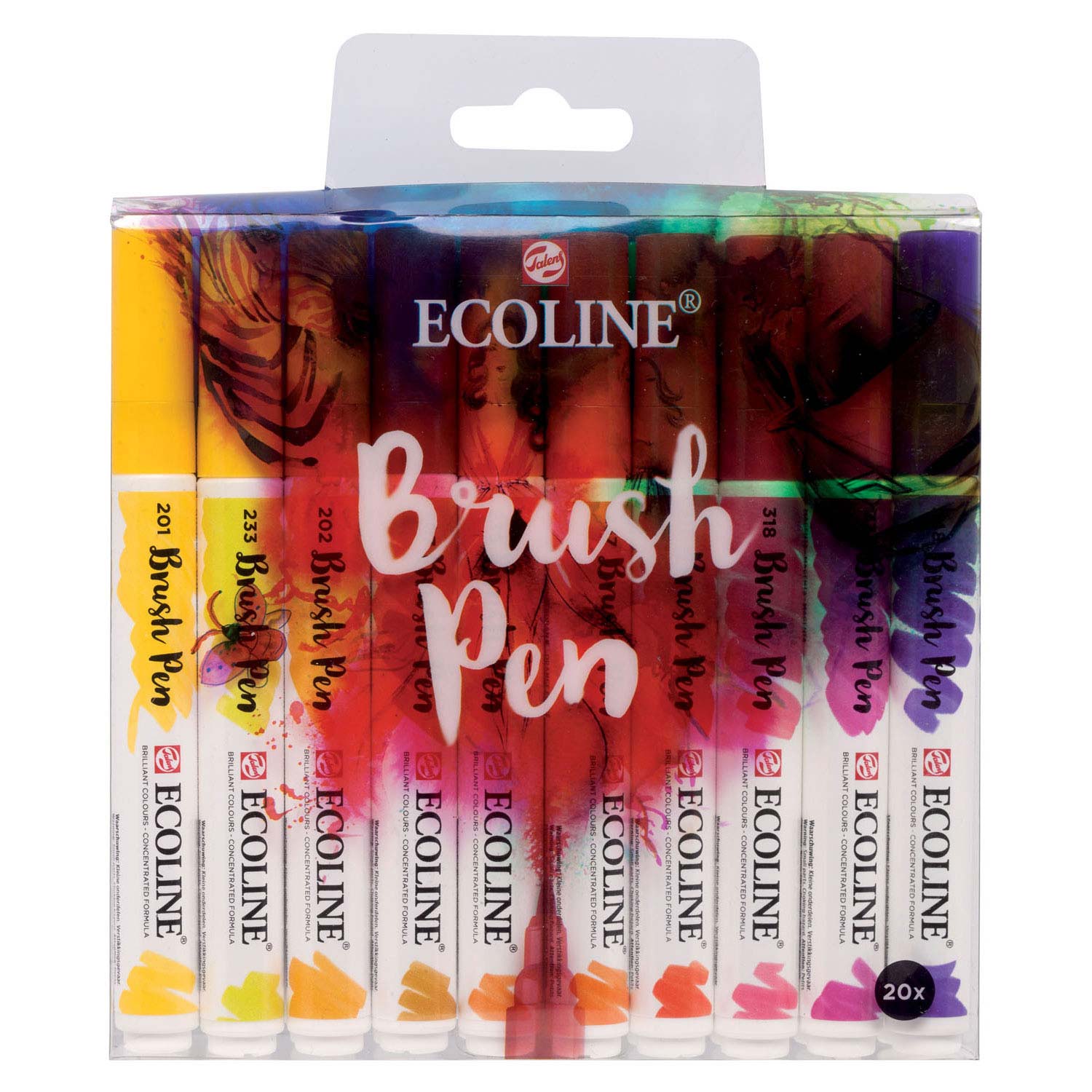 Talens Ecoline Brushpen, 20st.