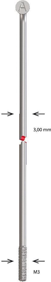 Alpina spaak spoke zinc m3x184 mm