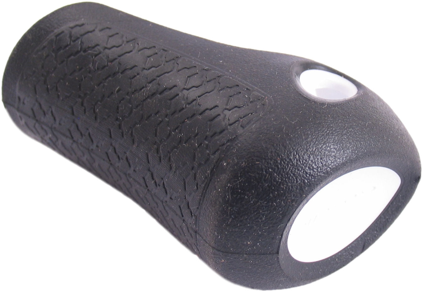 Capuchon de poignée droite Gazelle Basic 88 mm - noir avec garniture blanche