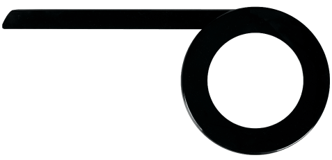 Sturmeyarcher kettingscherm herrmans slyde 42-44t gesloten - mat zwart