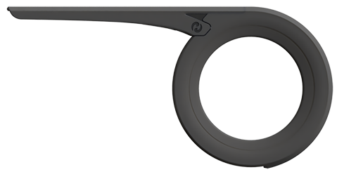 Herrmans kettingscherm fuse 38t - mat zwart