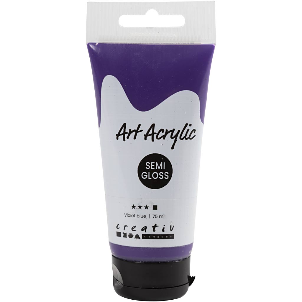 Creativ company pigment art acrylverf violet, 75ml
