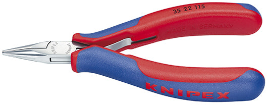 Knipex elektronica-grijptang 3522115 elektronica-tang (rood blauw)