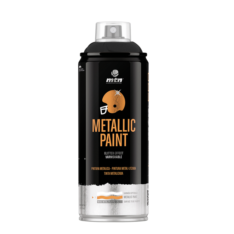 Mtn 1070508 - pro metallic paint: black | 3 stuks