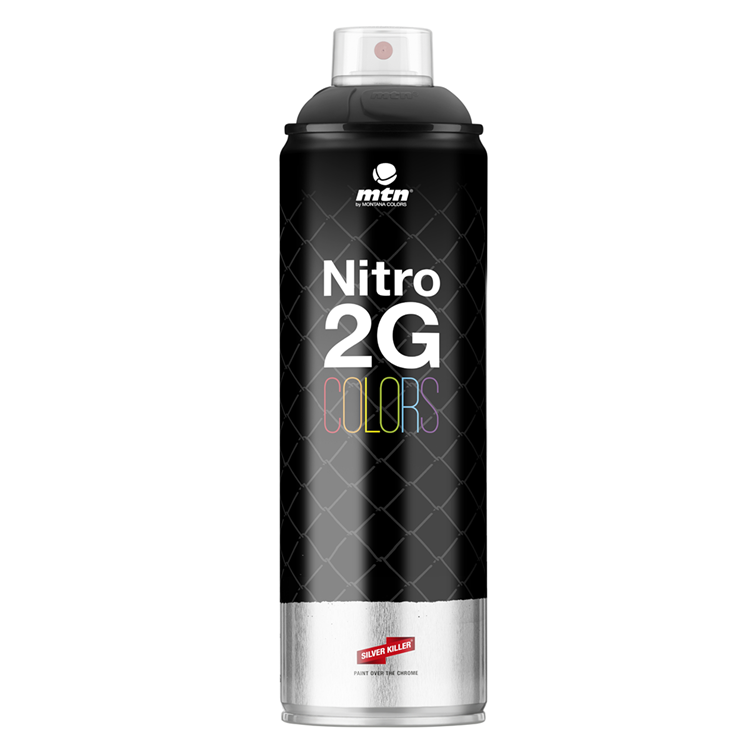 Mtn 1070384 - 2g colors r-9011 black 500ml | 3 stuks
