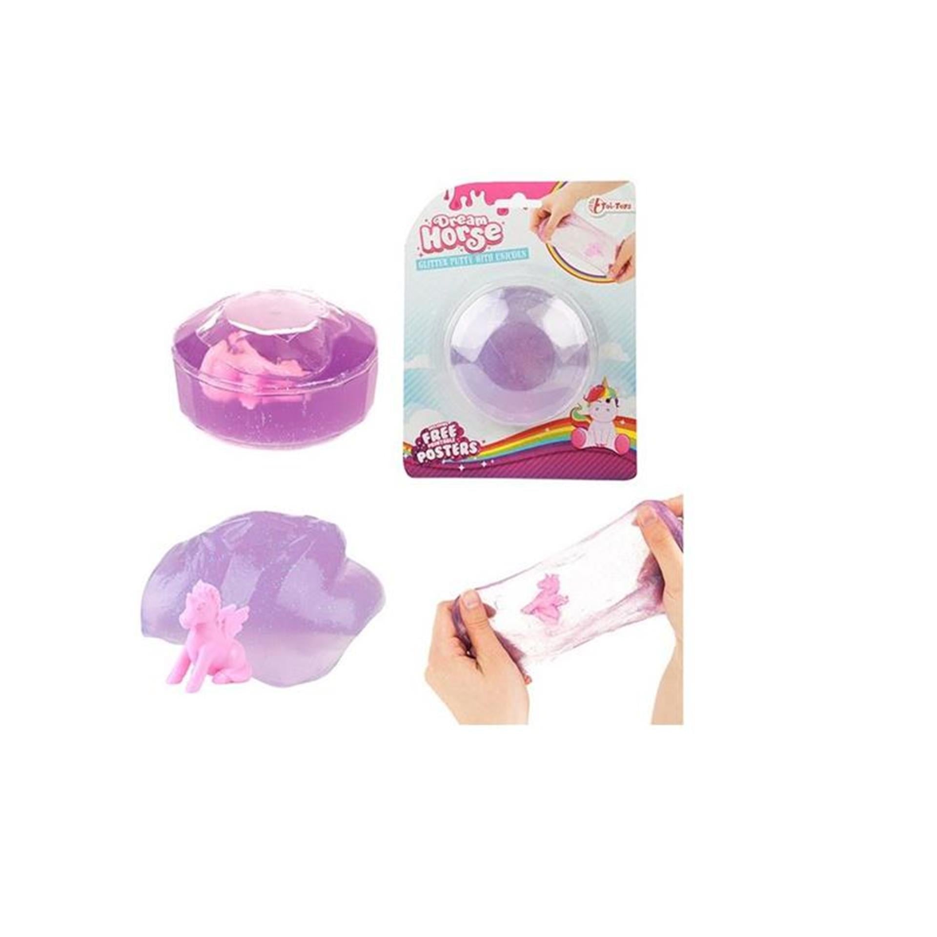 Toi-toys toi toys glitter putty met unicorn