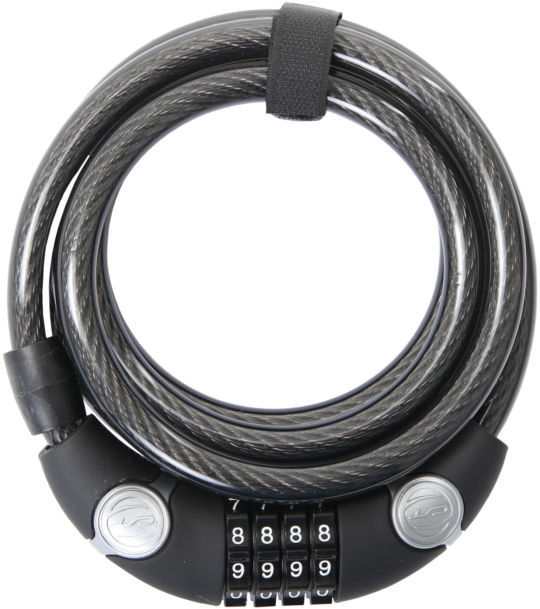 Contec cijfer-spiraal-kabelslot ecoloc ct coiled cab.lock ecoloc 12mm x 185cm black