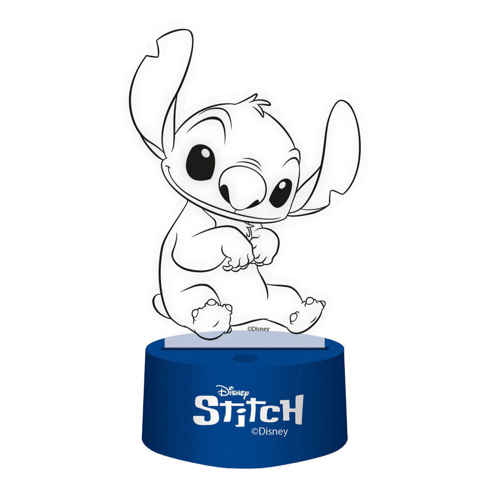 3d lamp met afstandbediening stitch