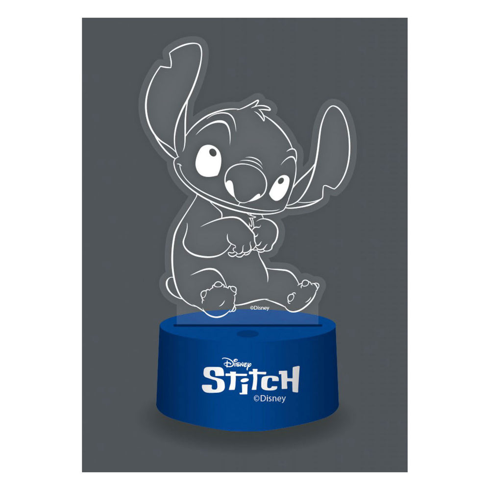 3d lamp met afstandbediening stitch
