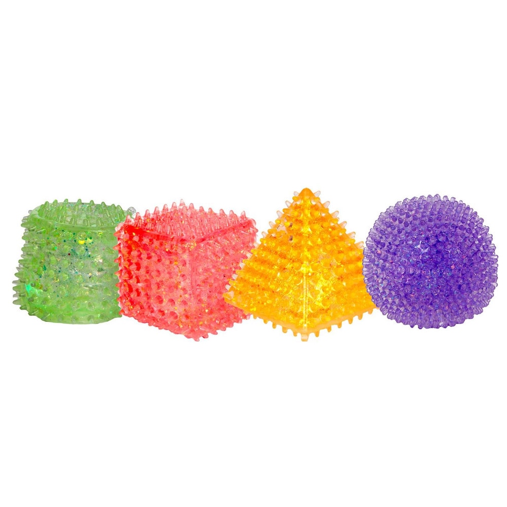 Toi-toys fun textuurknijpbal geometric 5cm