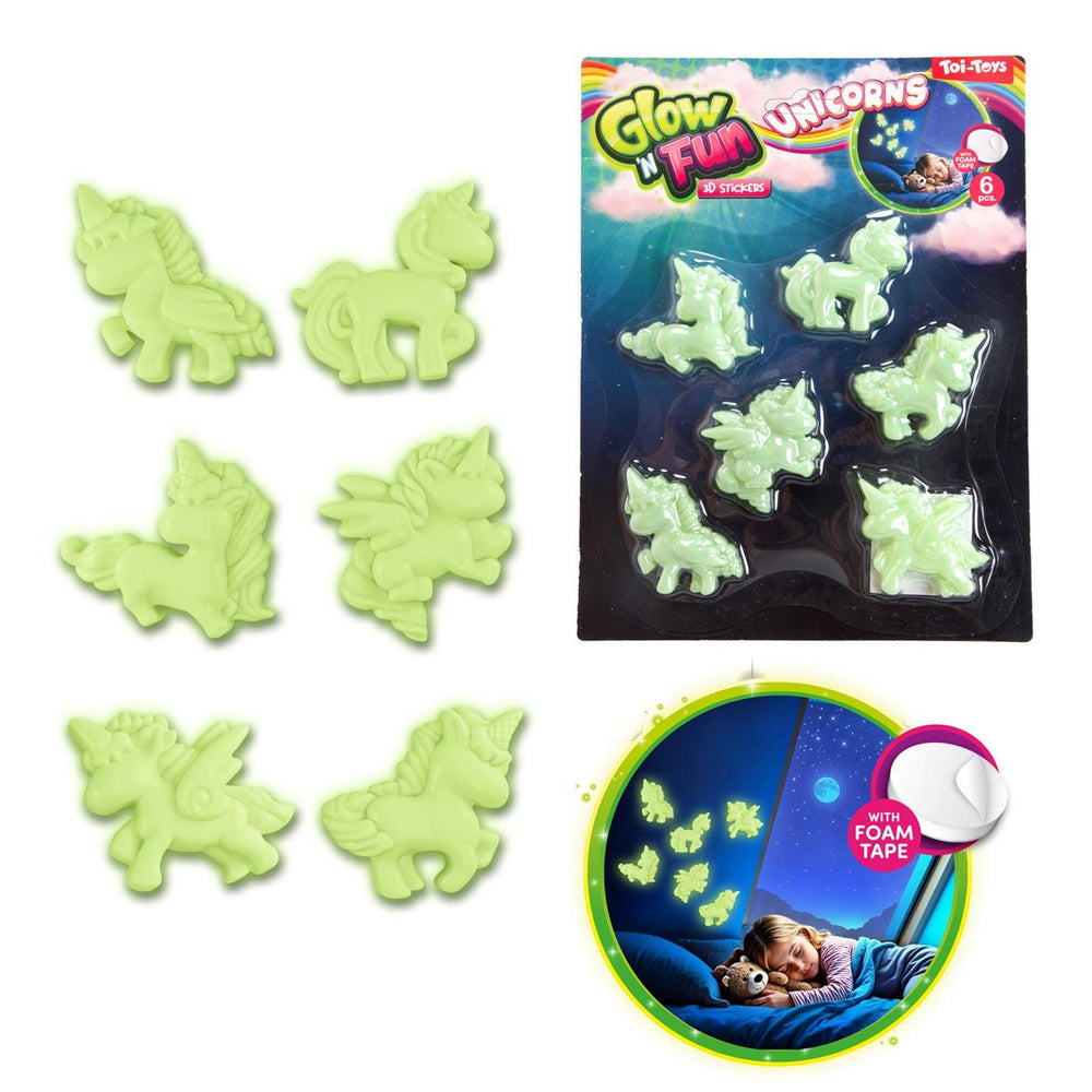Toi-toys 3d stickers glow in the dark 5ass