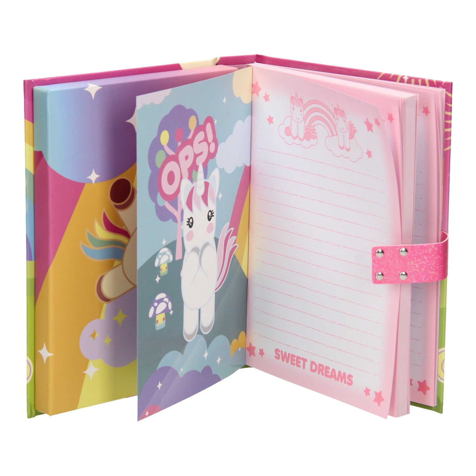 Kinderlicentiedagboek met geheime code zoete dromen