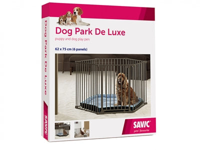 Savic puppyren hondenpark deluxe zwart