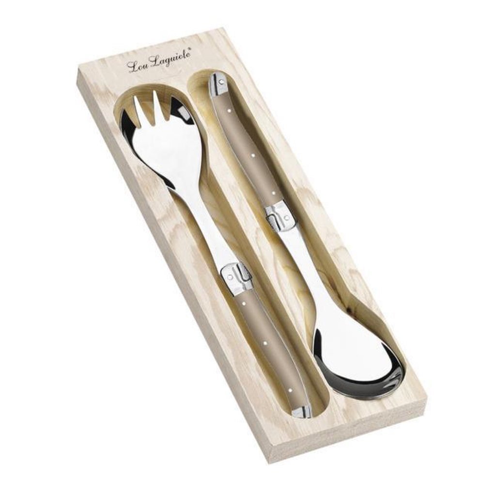 Lou Laguiole Lou Laguiole Slacouver + Houten Dienblad 2-delig Bruin
