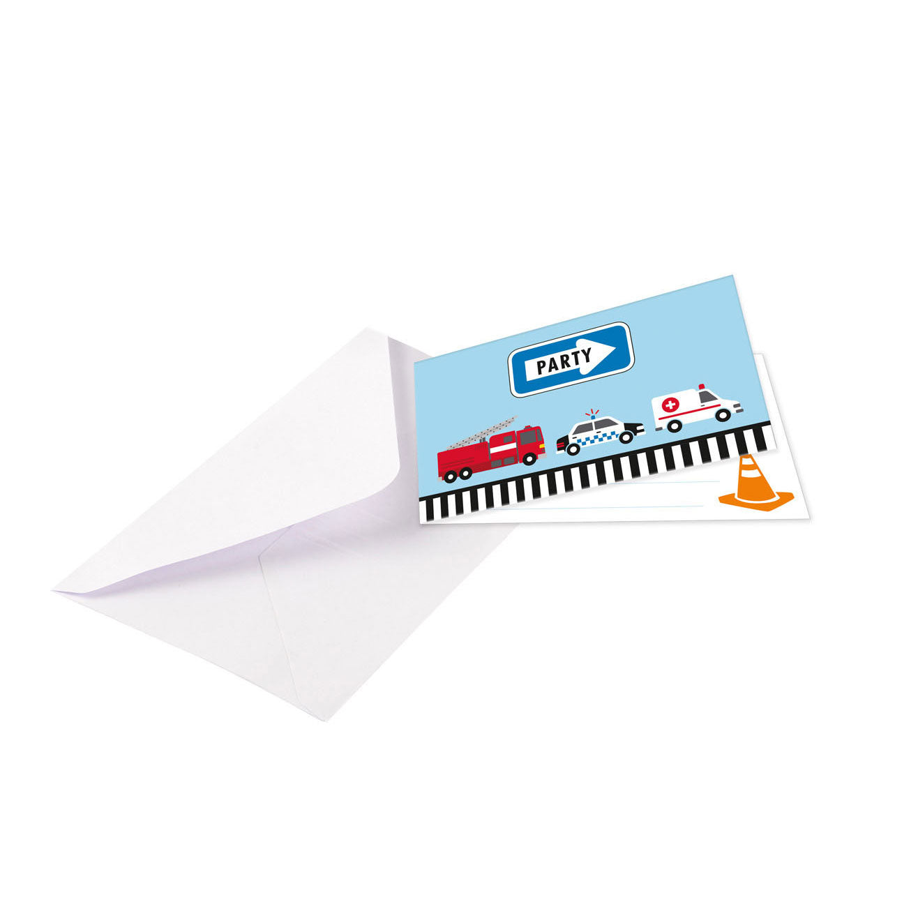 Uitnodigingen voertuigen, 8st.