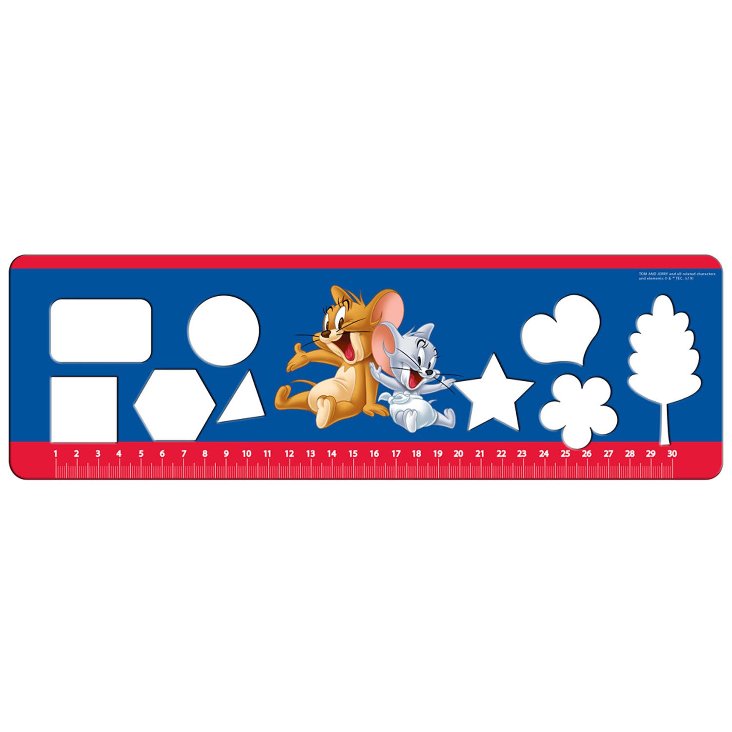 Tom Jerry Kleurplaat met stencil en stickervel