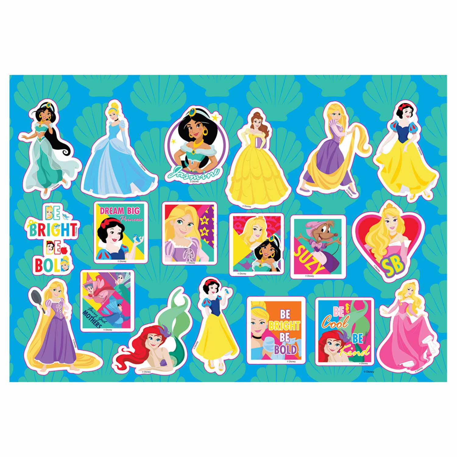 Disney Prinses Prinses met stencil en stickervel