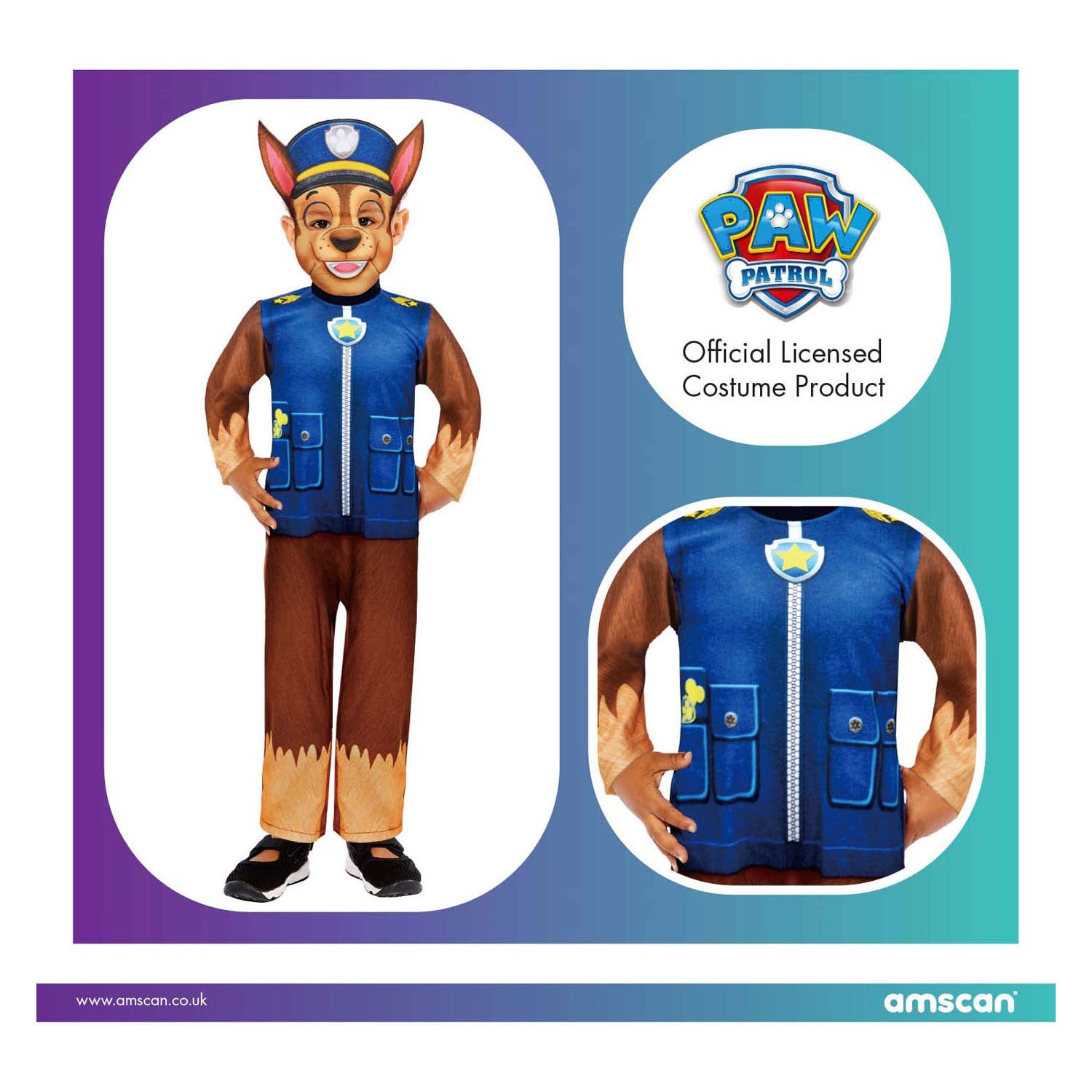 Paw Patrol kleding Chase 3-4 jaar