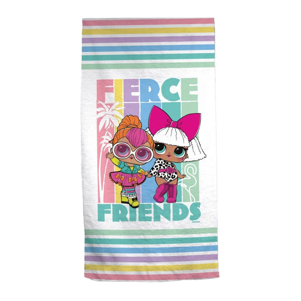 Lol strandlaken verrassing, 70x140cm