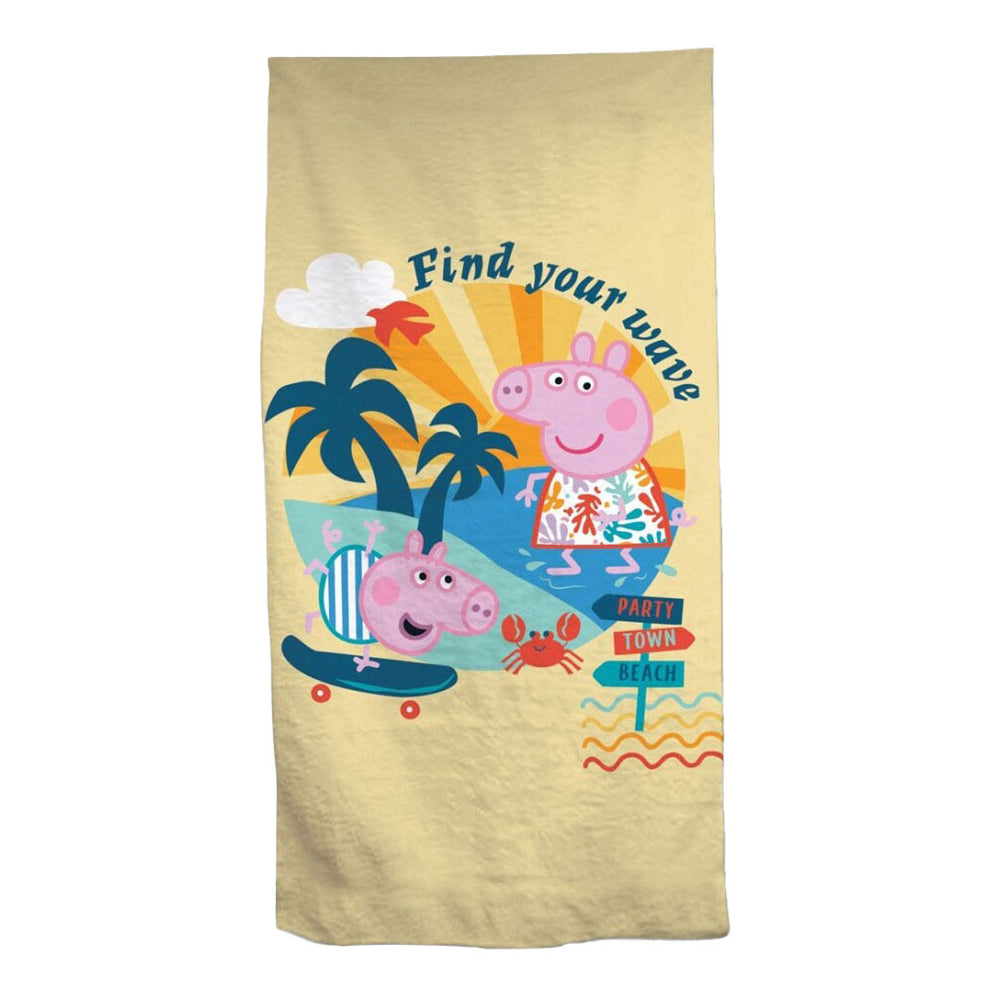 Peppa pig strandlaken, 70x140cm
