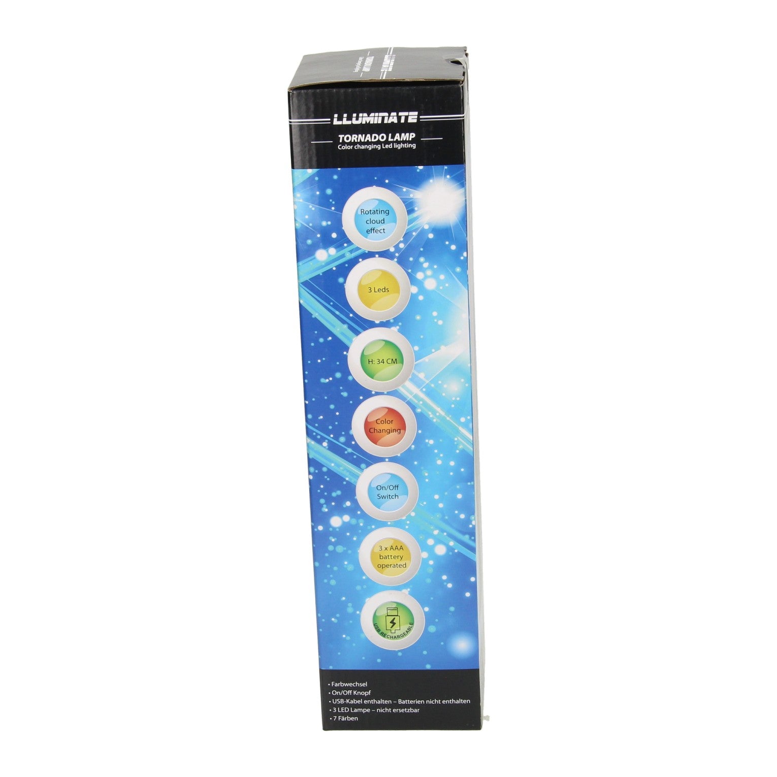 Tornado lavalamp, 34cm