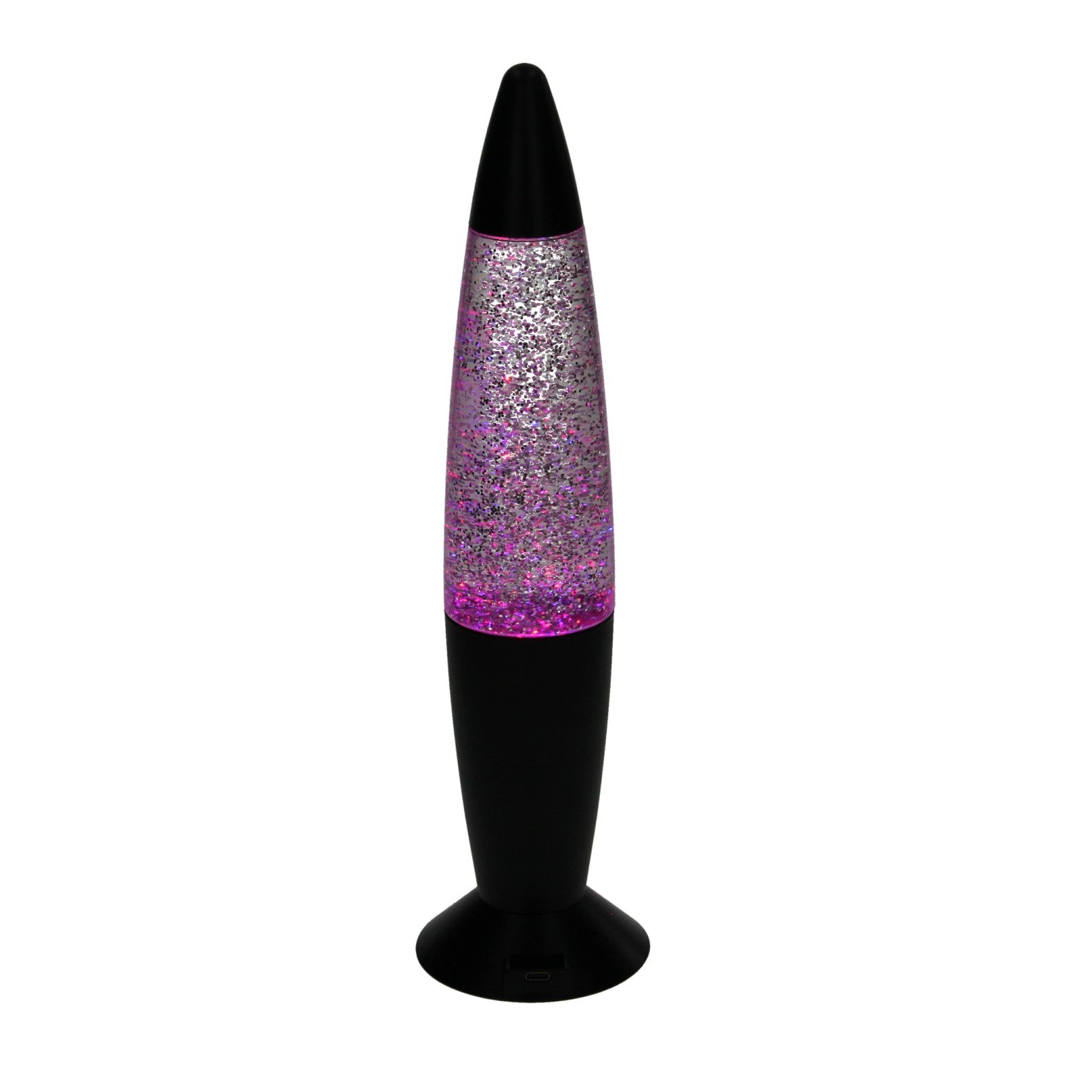 Glitter ledlamp kleurveranderend, 34cm