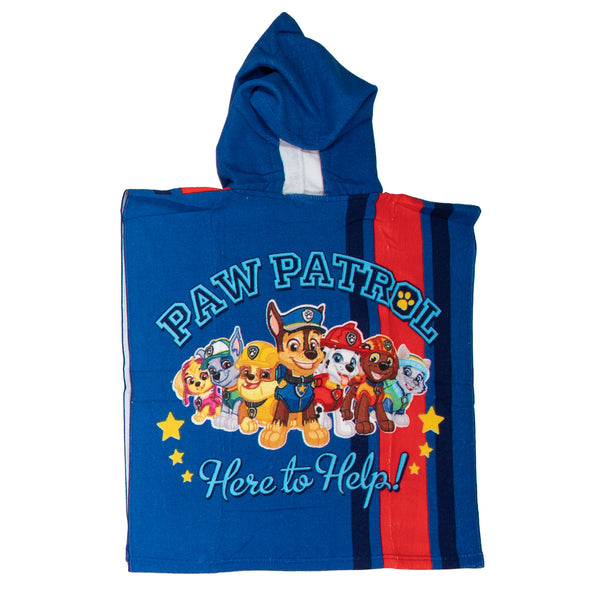 Paw patrol handdoek poncho 55x110cm