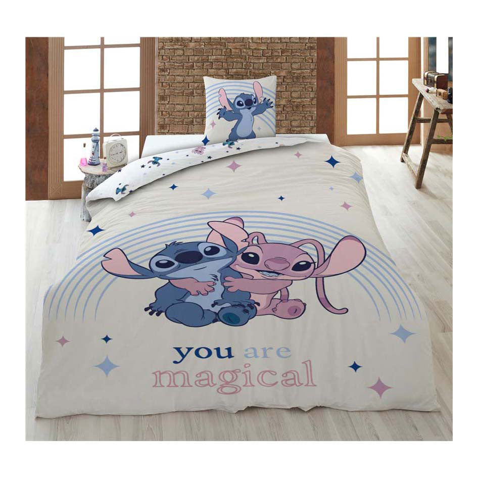 Stitch you are magical dekbedovertrek - 140x200 cm