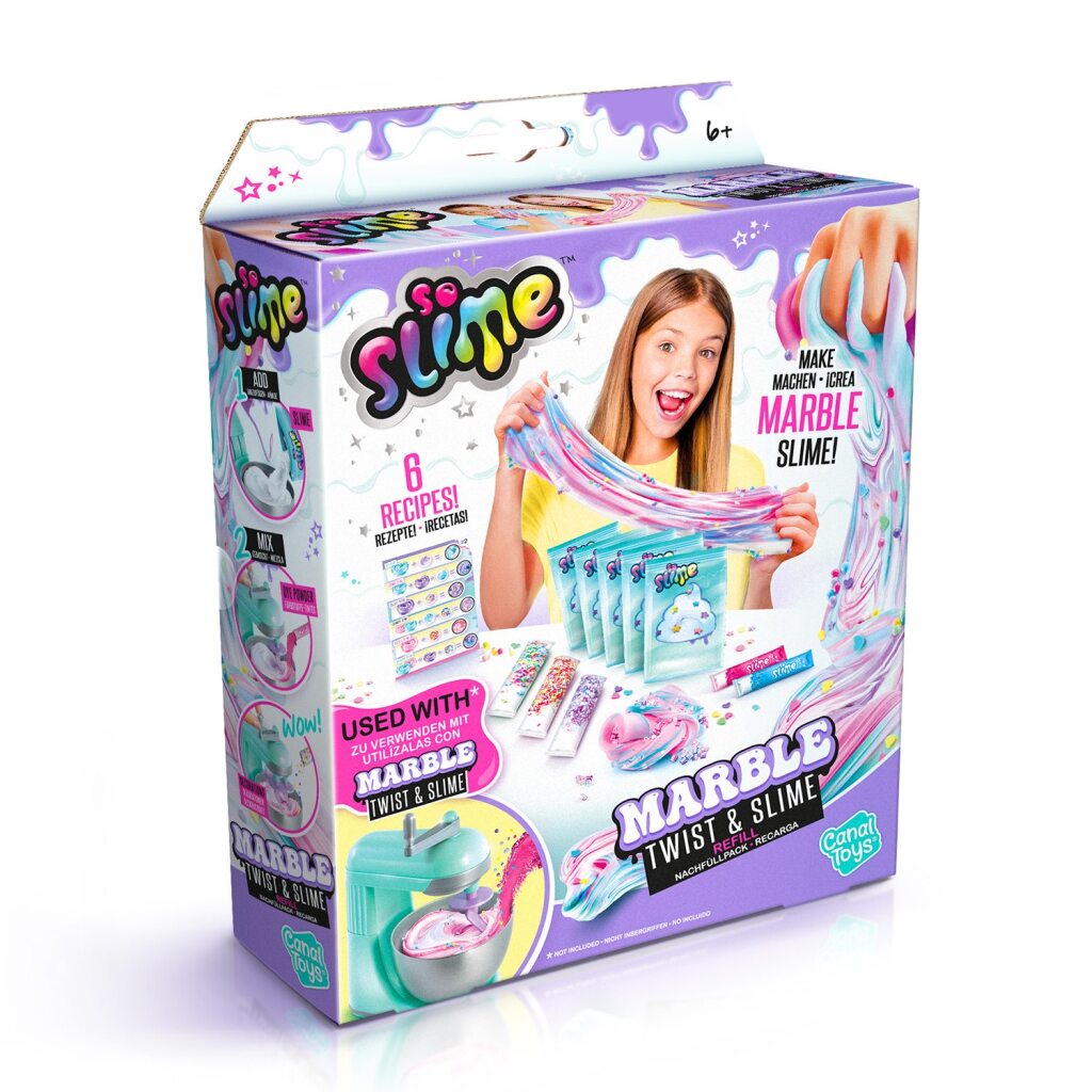 Dus slime twist stijl navulset