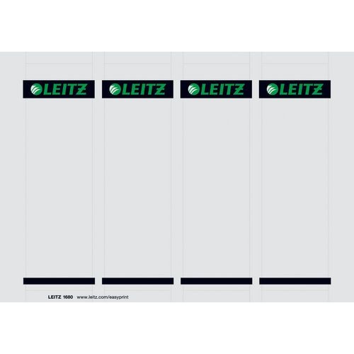 Leitz ordneretiketten beschrijfbaar wit