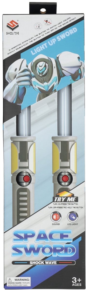 Albatros hengelsport space sword met licht en geluid - 2st.