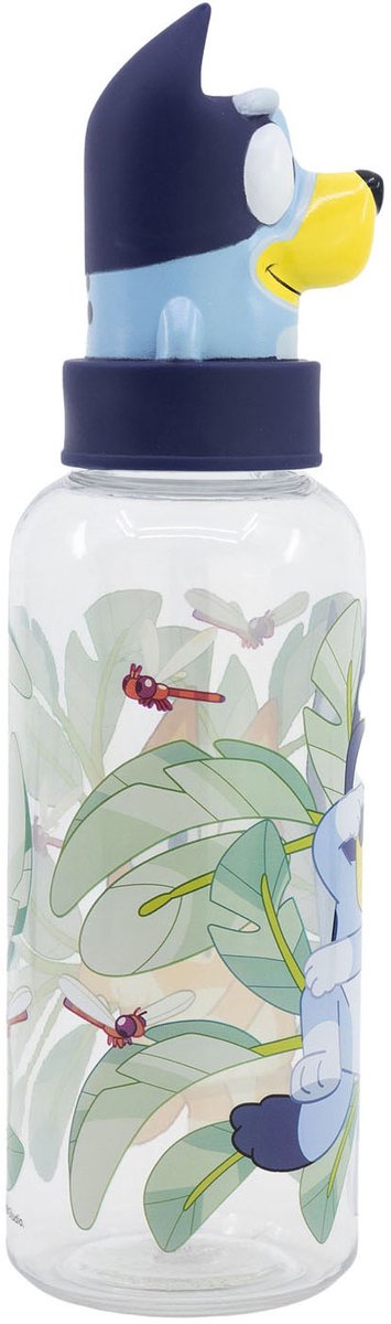Bluey drinkfles 3d figuur kunststof 560ml voor kinderen.