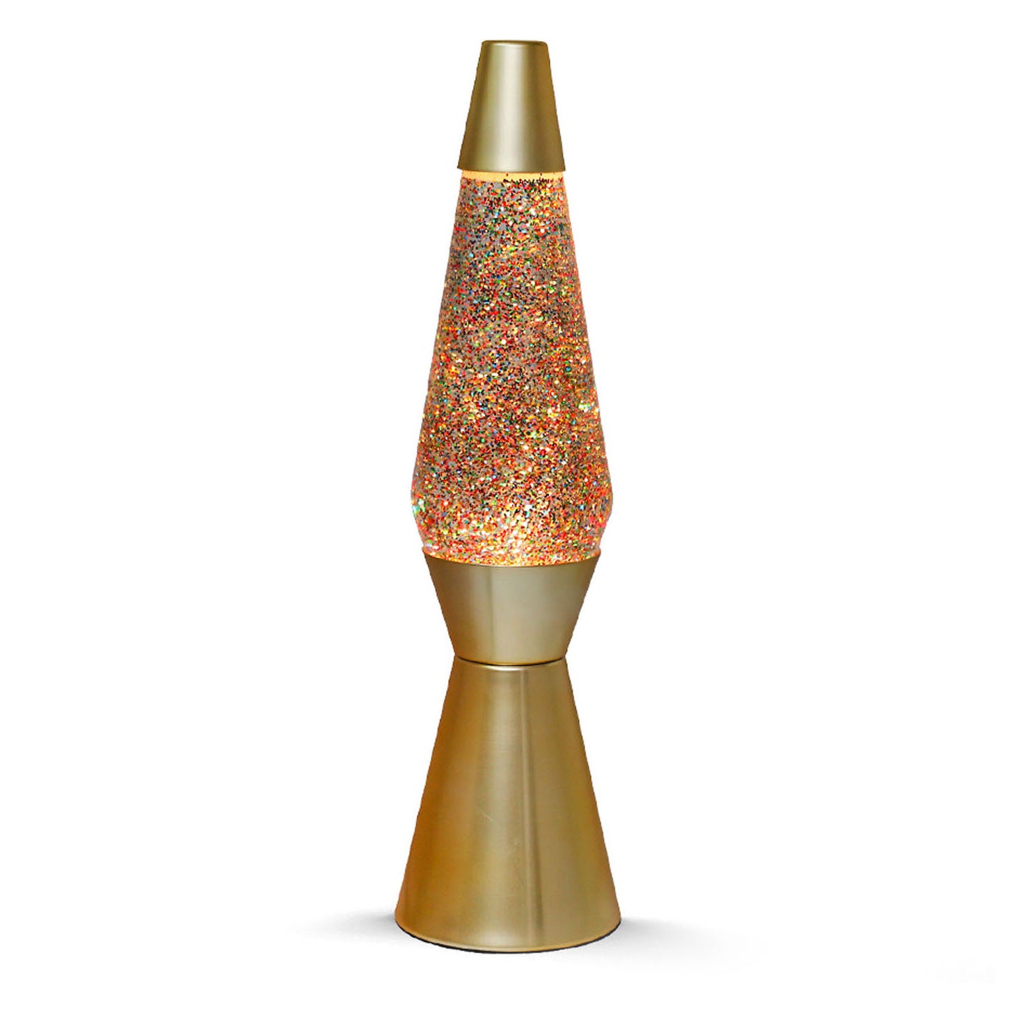 Lavalamp Goud Glitter, 40cm