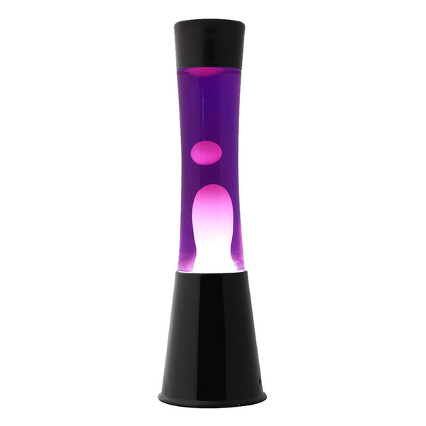 Itotal lava lamp black purple white, 40cm