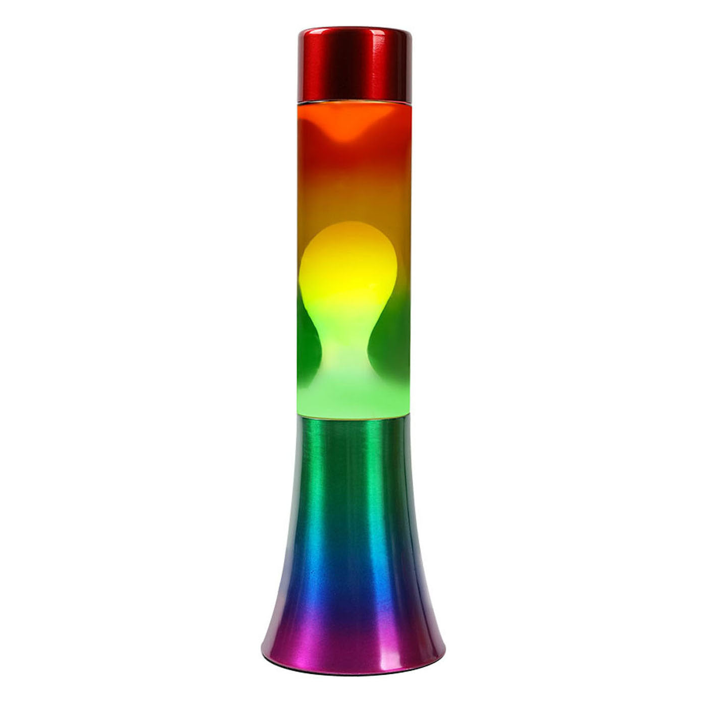 Lavalamp Regenboog, 30cm