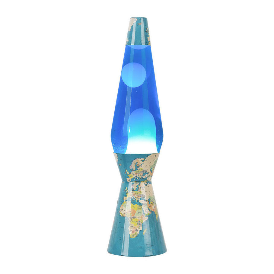 Itotale lavalamp wereldkaart, 40cm
