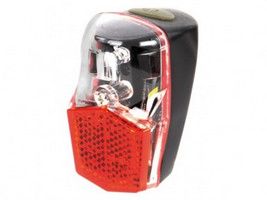 feu arriere led piles rouge noir