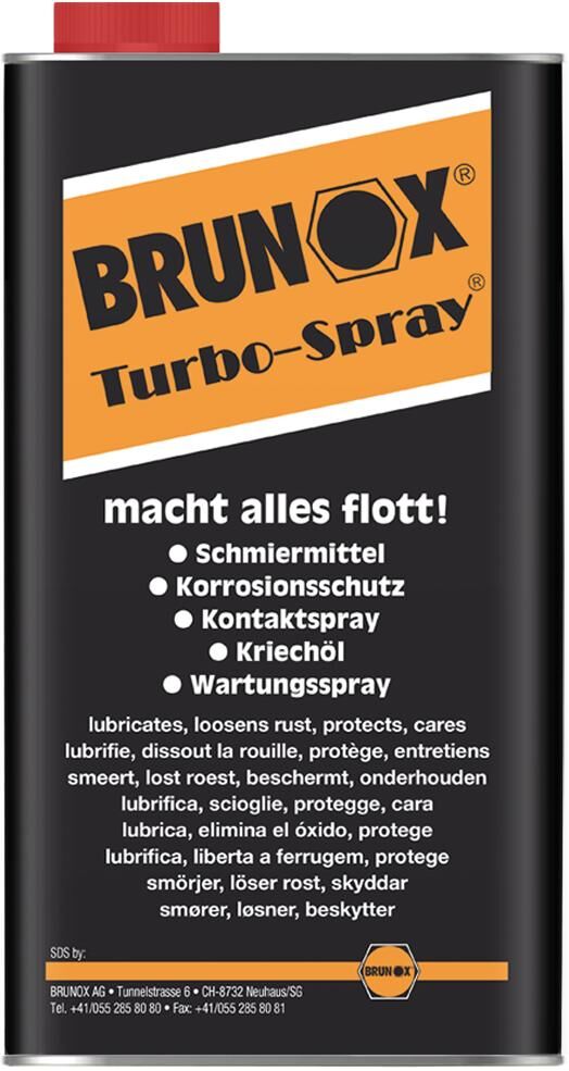 Brunox universeel-olie turbo-spray turbo spray 5l