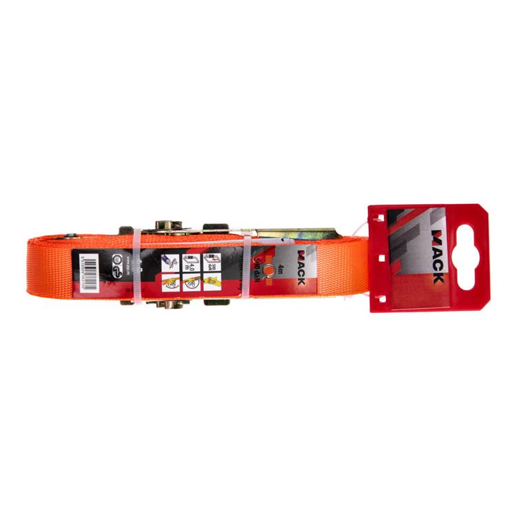 Mack 1023385 - spangordel polyester, ratelspanner 25mm-4m max500kg | 3 stuks