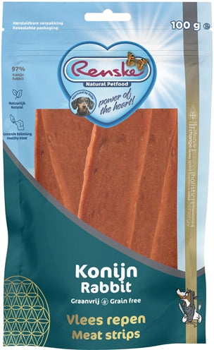 Renske Gezonde beloning vleesstrip konijn