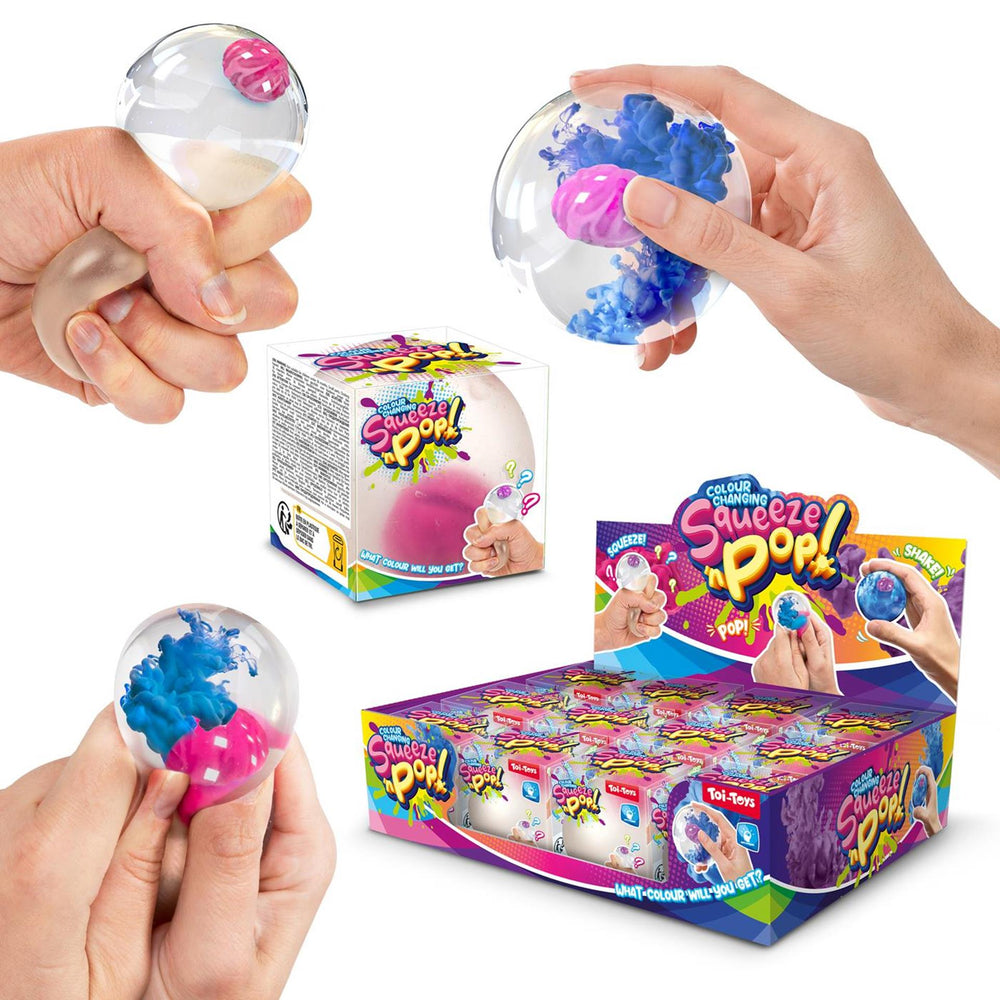 Toi-toys leuke knijpbal kleurveranderende verrassing