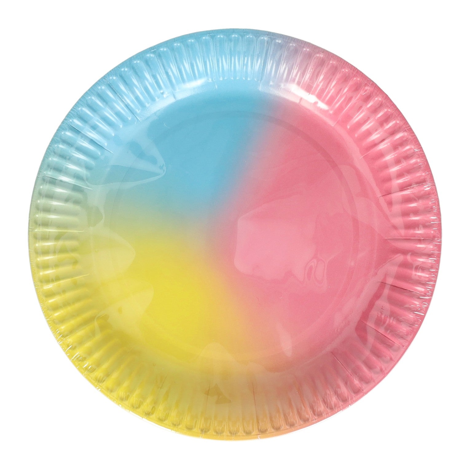 Papieren feestborden 18cm, 10st.