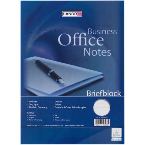 Notitieblok landré a4 50 vel