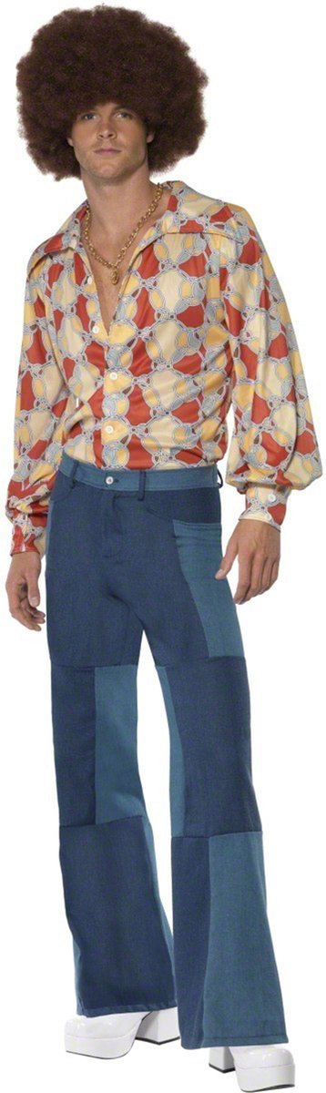 Vegaoo disco broek voor heren - verkleedkleding - medium