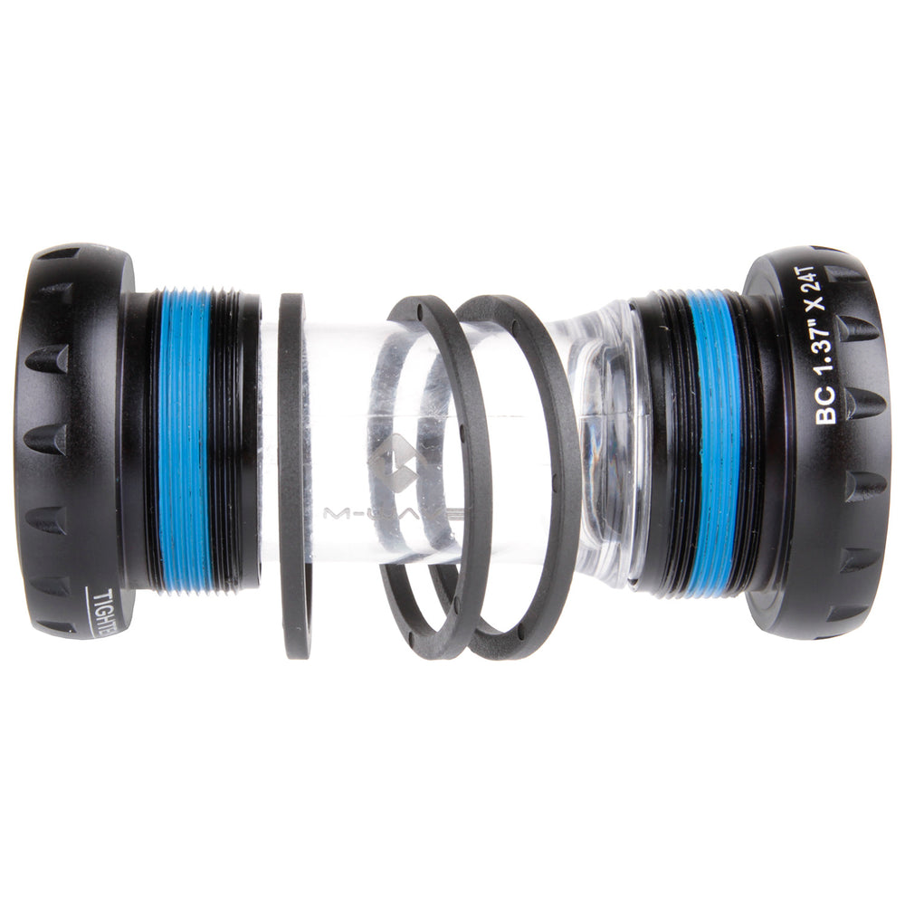 boîtier de pédalier BSA 68 73 x 41 mm noir transparent